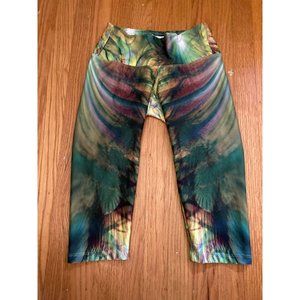Sadhana Multicolor Pattern Print Leggings Small